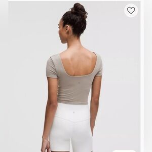 NWTS lululemon Align™ Scoop-Back Short-Sleeve Shirt US 6